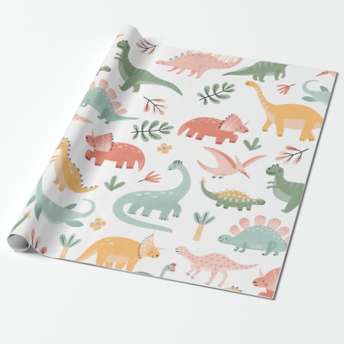 Dinosaur  wrapping paper