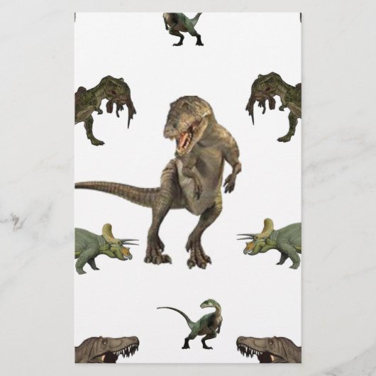 Dinosaur Wrapping Paper (Front)
