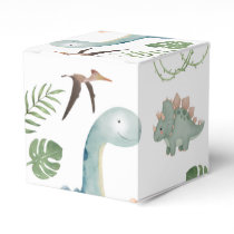 Dinosaur Wrapping Paper Favor Boxes
