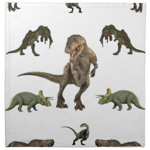 Dinosaur Wrapping Paper Napkin