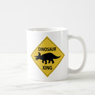 Dinosaur Xing Coffee Mug