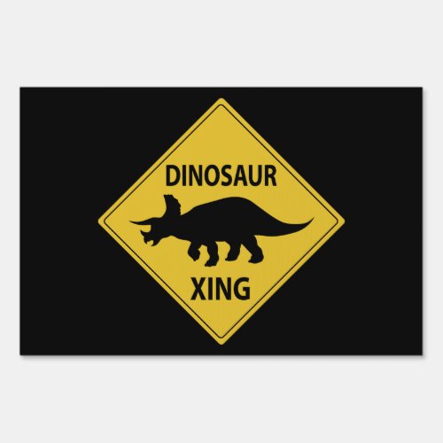 Dinosaur Xing Sign