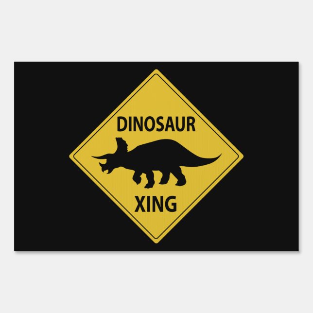 Dinosaur Xing Sign (Front)