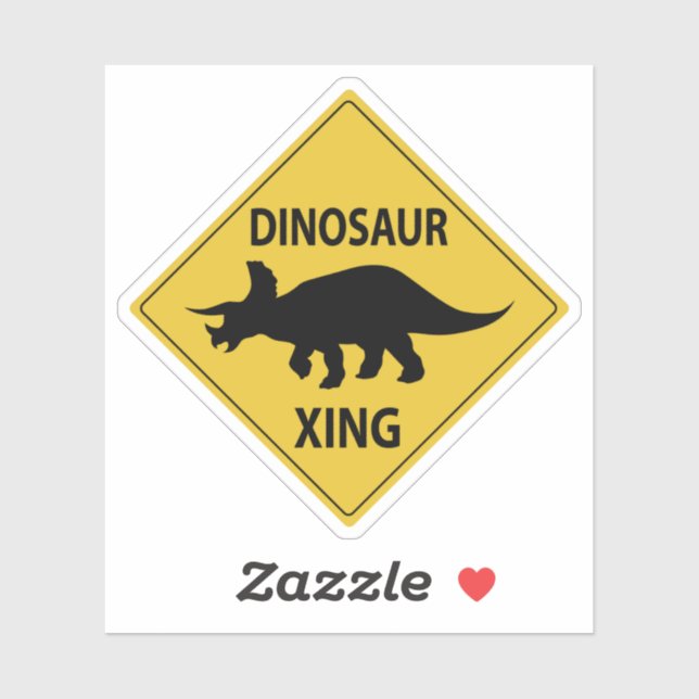 Dinosaur XING Sticker (Sheet)
