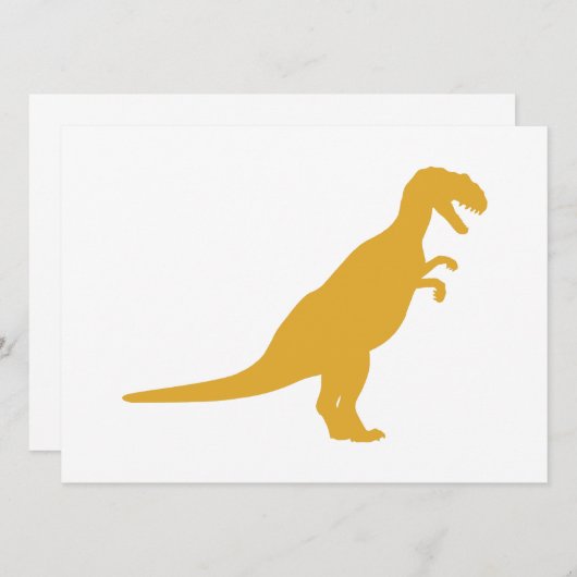 Dinosaur Yellow (Front/Back)