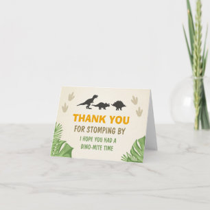 Dinosaur You Card Dino Party Stomping by