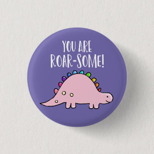dinosaur you're Rawr friends classmate valentine Button