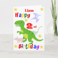 Dinosaurs 2nd birthday