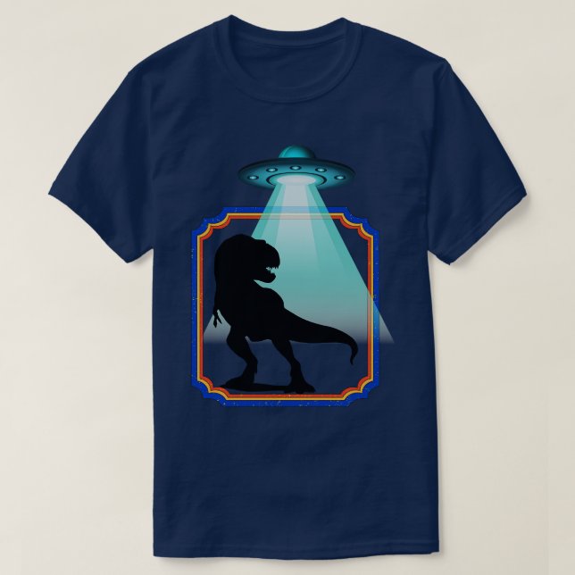 dinosaurs aliens T-Shirt (Design Front)