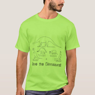 dinosaurs and bikes T-Shirt