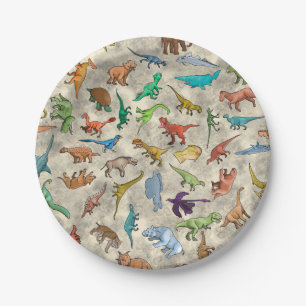 Dinosaurs and Prehistoric Animals Paper Plates