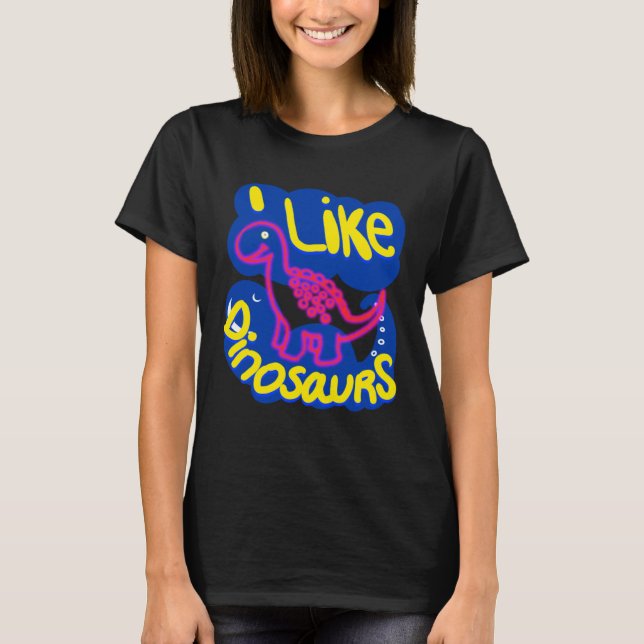 Dinosaurs Animal Kingdom Nature Family Childrenu20 T-Shirt (Front)
