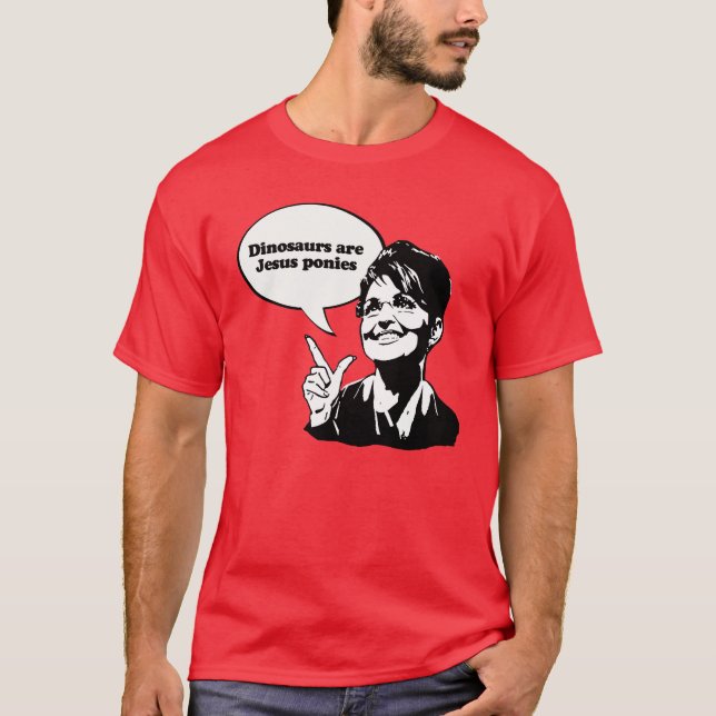 Dinosaurs are Jesus ponies T-Shirt (Front)