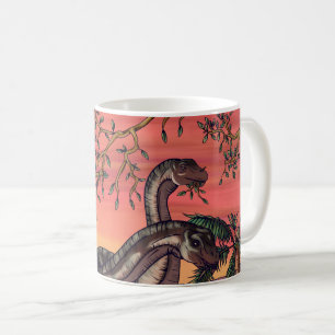 Dinosaurs at Dusk Coffee Mug