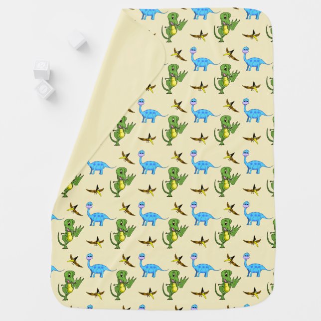 Dinosaurs Baby Blanket (In Situ)