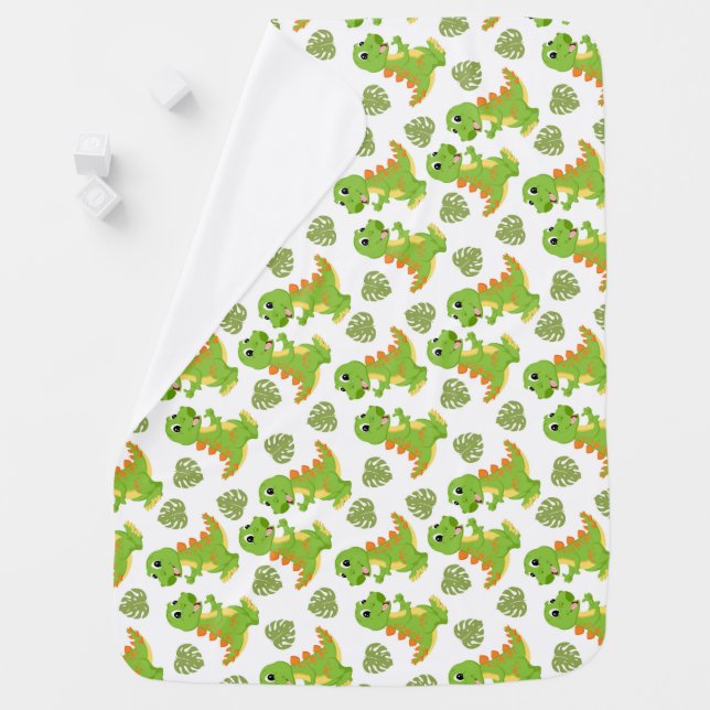 Dinosaurs! Baby Blanket (In Situ)