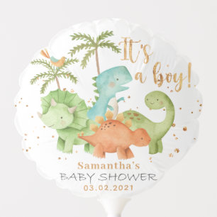 Dinosaurs Baby Shower Balloon