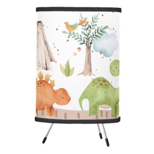 Dinosaurs  Baby Shower  Birthday Kids Bedroom Tripod Lamp