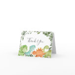 Dinosaurs Baby Shower Thank You Card Dinosaurs Baby Shower Thank You Card