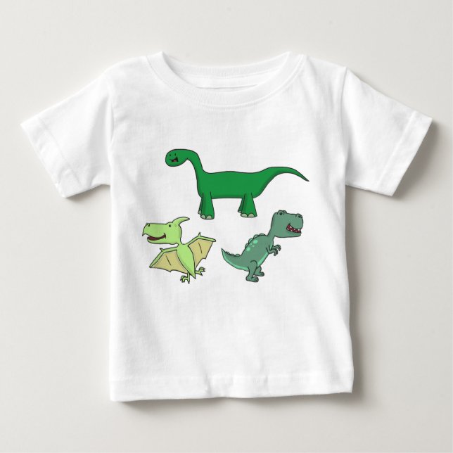 Dinosaurs Baby T-Shirt (Front)