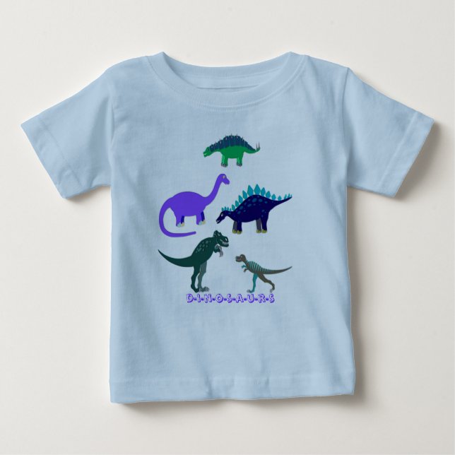Dinosaurs Baby T-Shirt (Front)