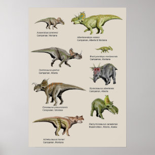 Dinosaurs background chart