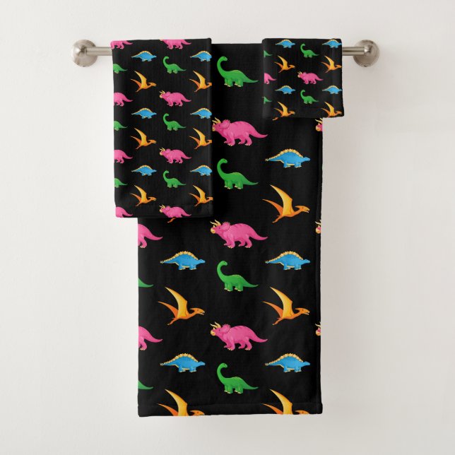 DINOSAURS BATH TOWEL SET (Insitu)