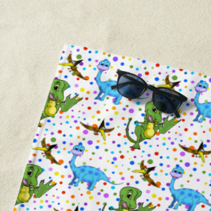 Dinosaurs Beach Towel