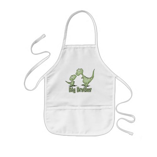 Dinosaurs Big Brother Kids Apron