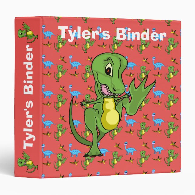 Dinosaurs Binder (Front/Spine)