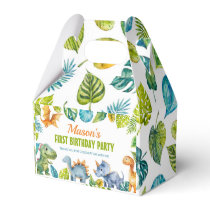 Dinosaurs Birthday Favor Box