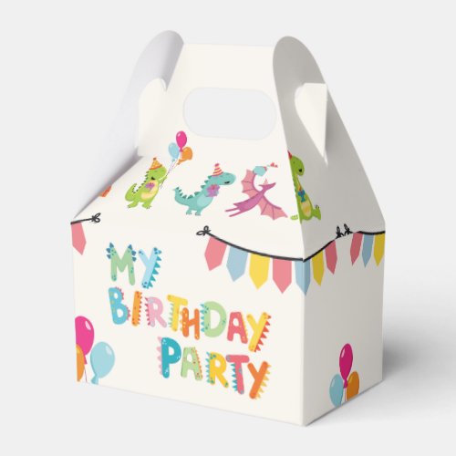 Dinosaurs birthday party  favor boxes
