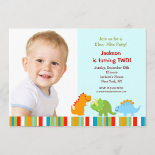 Dinosaurs Birthday Party Invitations