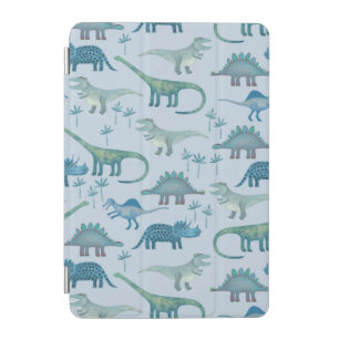 Dinosaurs Blue Pattern iPad Mini Cover