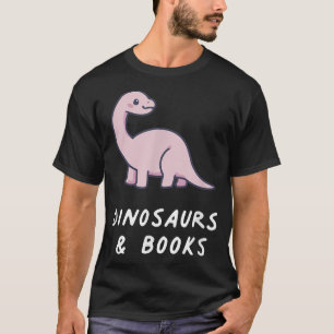 Dinosaurs & Books Kawaii Lover Anime Pastel Goth A T-Shirt