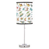 Dinosaurs Boy's Room Decor Table Lamp (Back)