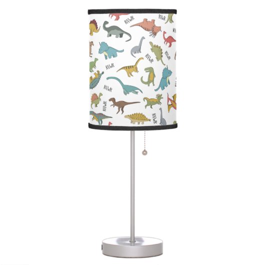 Dinosaurs Boy's Room Decor Table Lamp (Left)