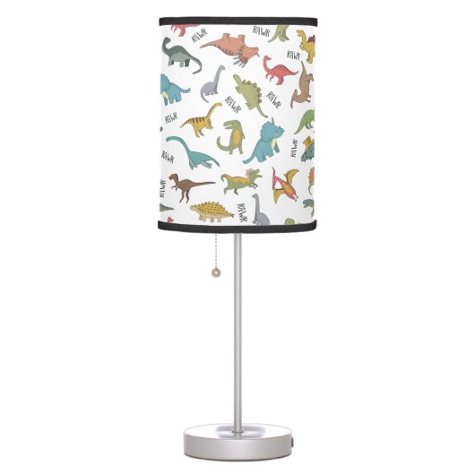 Dinosaurs Boy's Room Decor Table Lamp (Right)