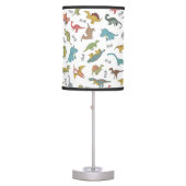 Dinosaurs Boy's Room Decor Table Lamp (Front)