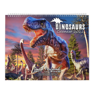 Dinosaurs Calendar 2021 David Penfound