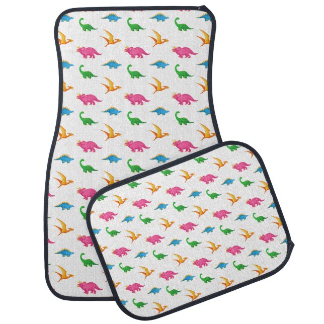 DINOSAURS CAR FLOOR MAT (Set)