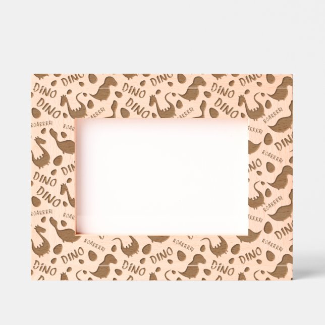 Dinosaurs Design Engraved Frames (Front)