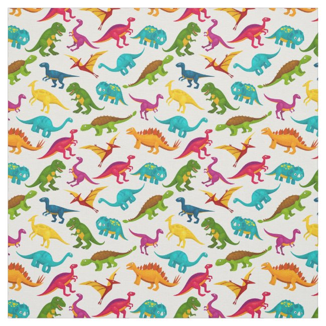 Dinosaurs Design Fabric