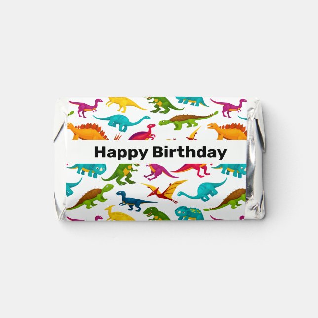 Dinosaurs Design Hershey's Miniatures (Front)