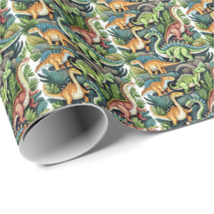 Dinosaurs Design Wrapping Paper