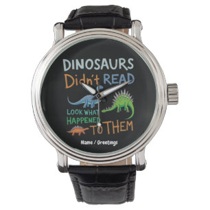 Dinosaurs Didn't Read Books Look What Happened Watch