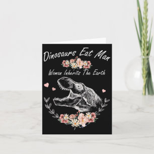Dinosaurs Eat Man Woman Inherits The Earth  Card