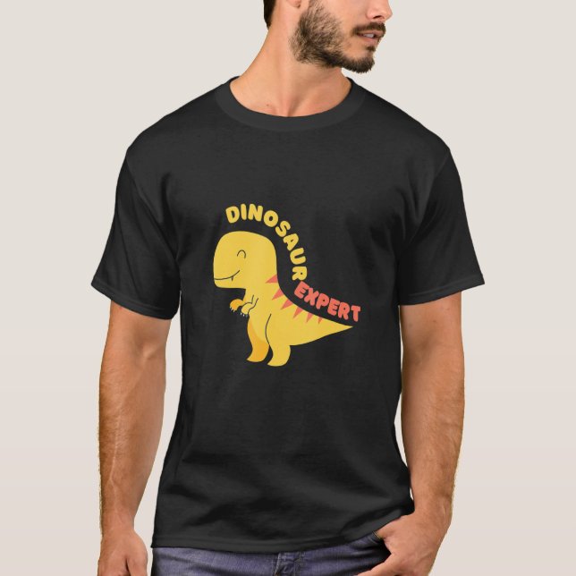 Dinosaurs Expert Kids 1 T-Shirt (Front)