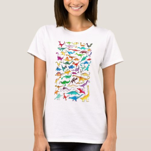 Dinosaurs for beginners Womens Fit Tee