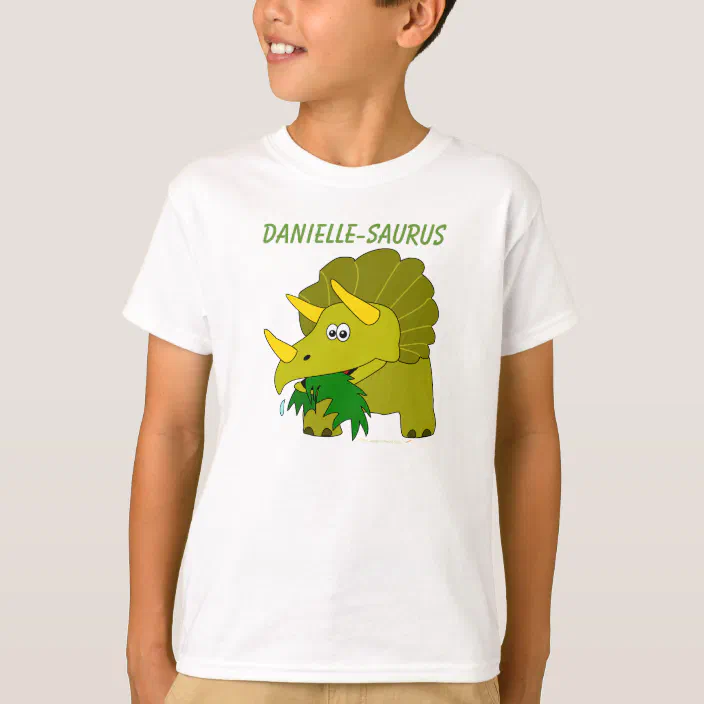 Personalised Dinosaur Kids T Shirt Any Name Girls Boys Birthday Gift Jurassic 